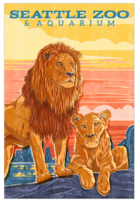 Animal Art Postcard