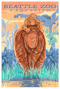 Pegatina de arte animal SM