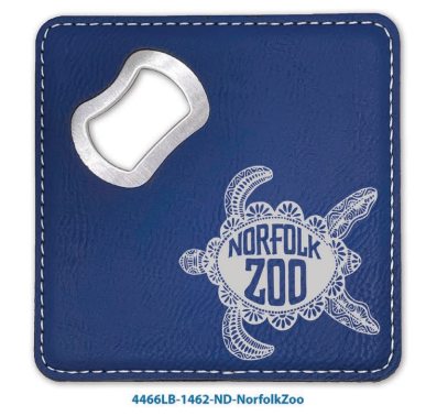 Leatherette Square Bottle Opener