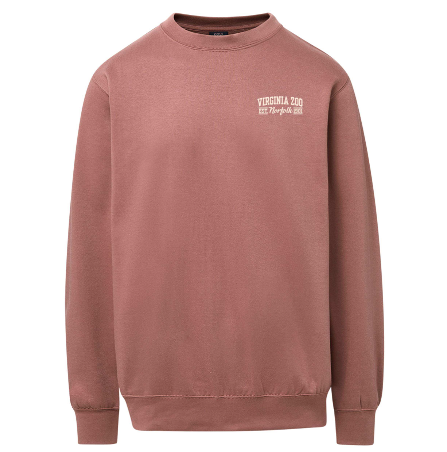 Mocha Fundamental Fleece Crew