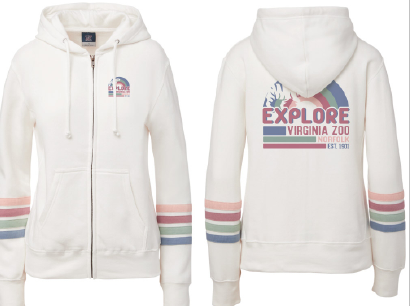Explore Stripe Full Zip Hood