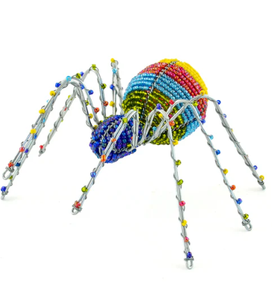 Beaded Spider Sculpture
