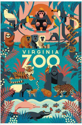 Animal Art Print 9x12