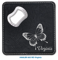 Leatherette Square Bottle Opener