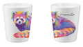 Watercolor Red Panda Shot 2oz