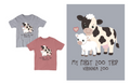 My First Zoo Trip Cow Toddler T-Shirt