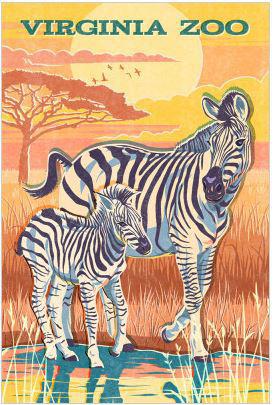 Animal Art Print 9x12