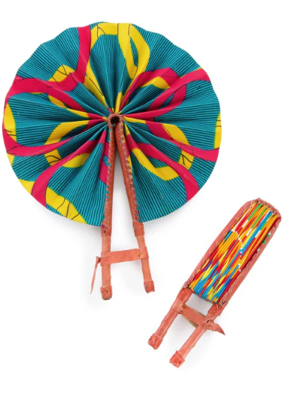 Ankara African Hand Fan