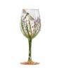 Painted Wine Glass