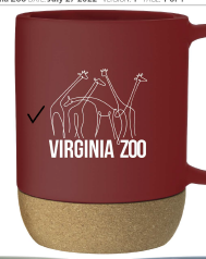 Giraffe Cork Bottom Mug