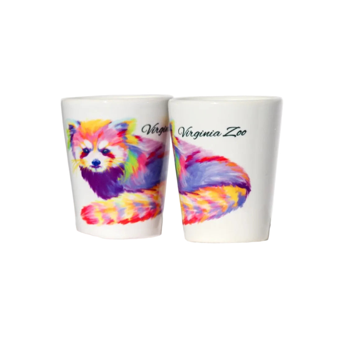 Watercolor Red Panda Shot 2oz