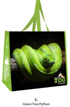 VA Zoo Recycled Tote