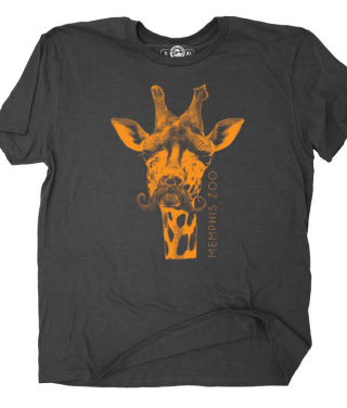 Giraffe Mustache T-Shirt