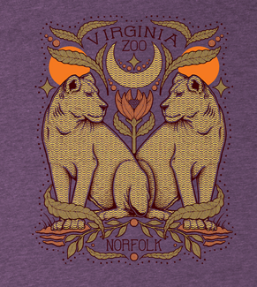 Whimsical Lioness Tee