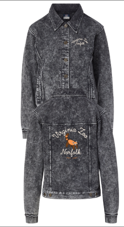 Red Panda Denim Jacket