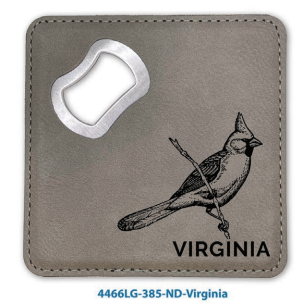 Leatherette Square Bottle Opener