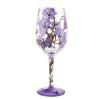 Painted Wine Glass